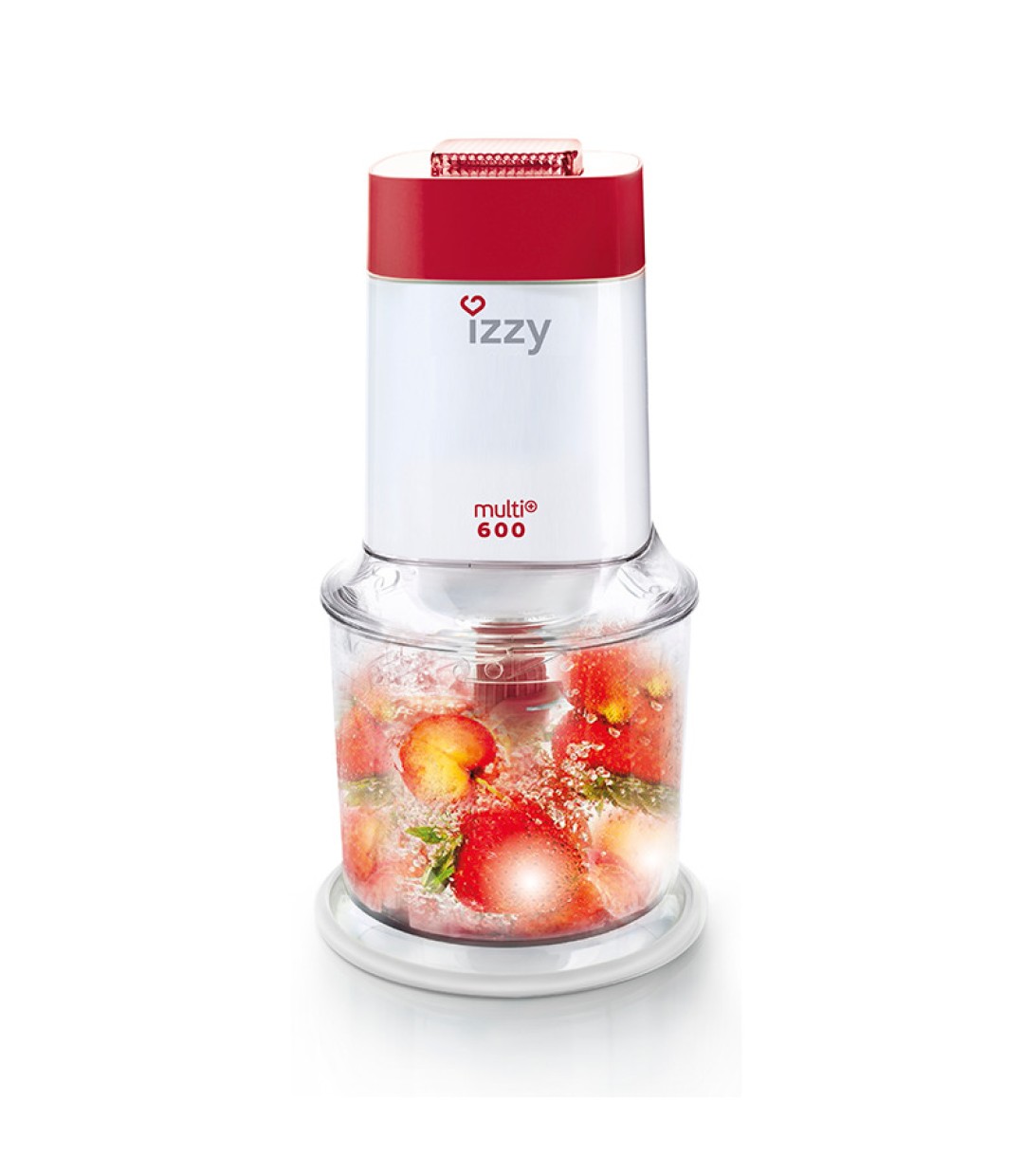 Izzy Multi 600 Red Πολυκόπτης Multi 600W με Δοχείο 600ml