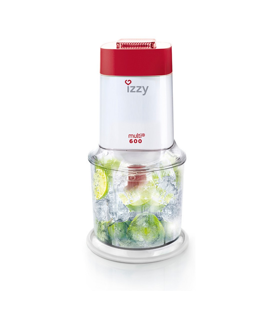 Izzy Multi 600 Red Πολυκόπτης Multi 600W με Δοχείο 600ml