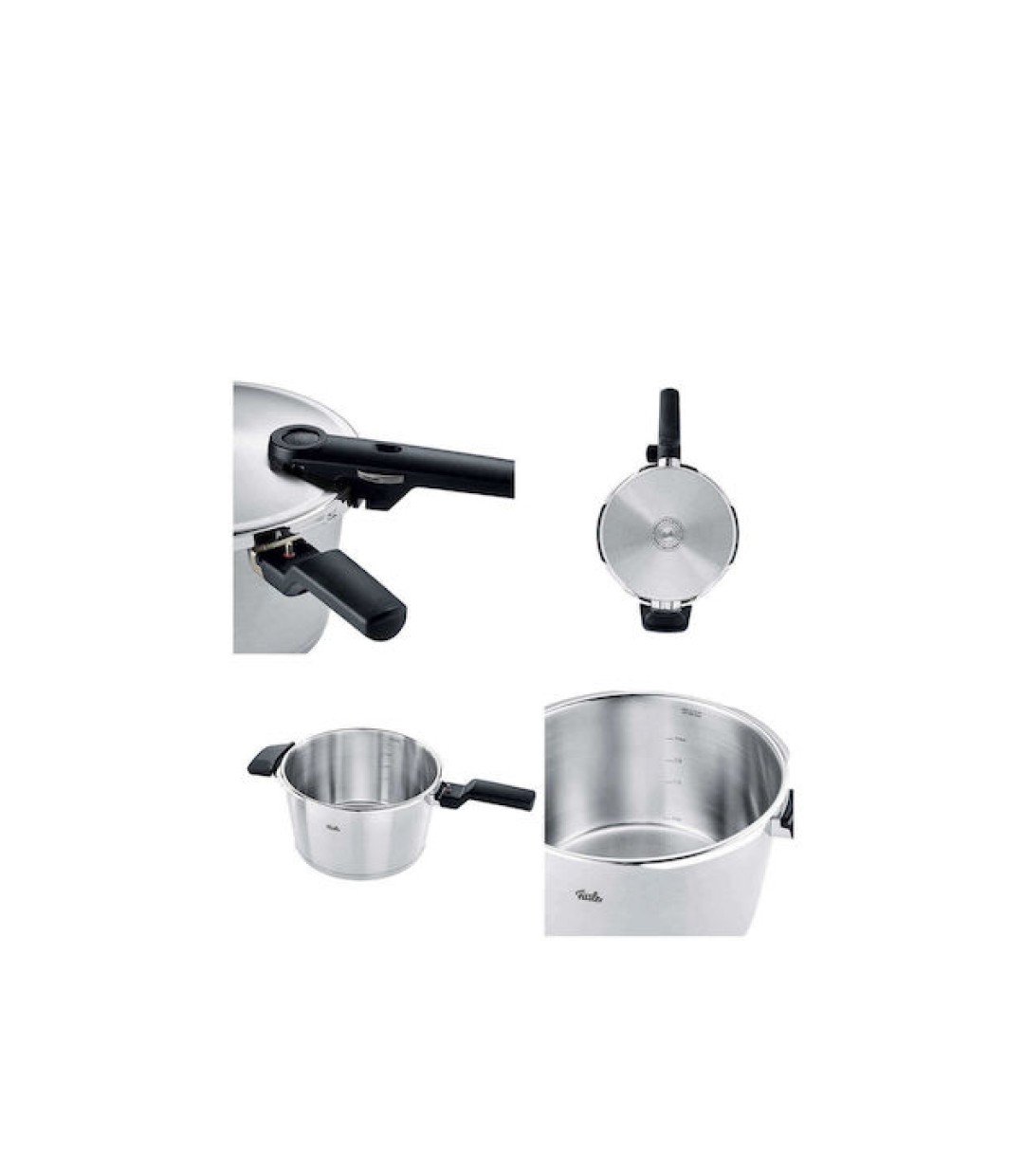 Fissler Vitaquick Premium Χύτρες Ταχύτητας Set Quattro 8lt+4lt