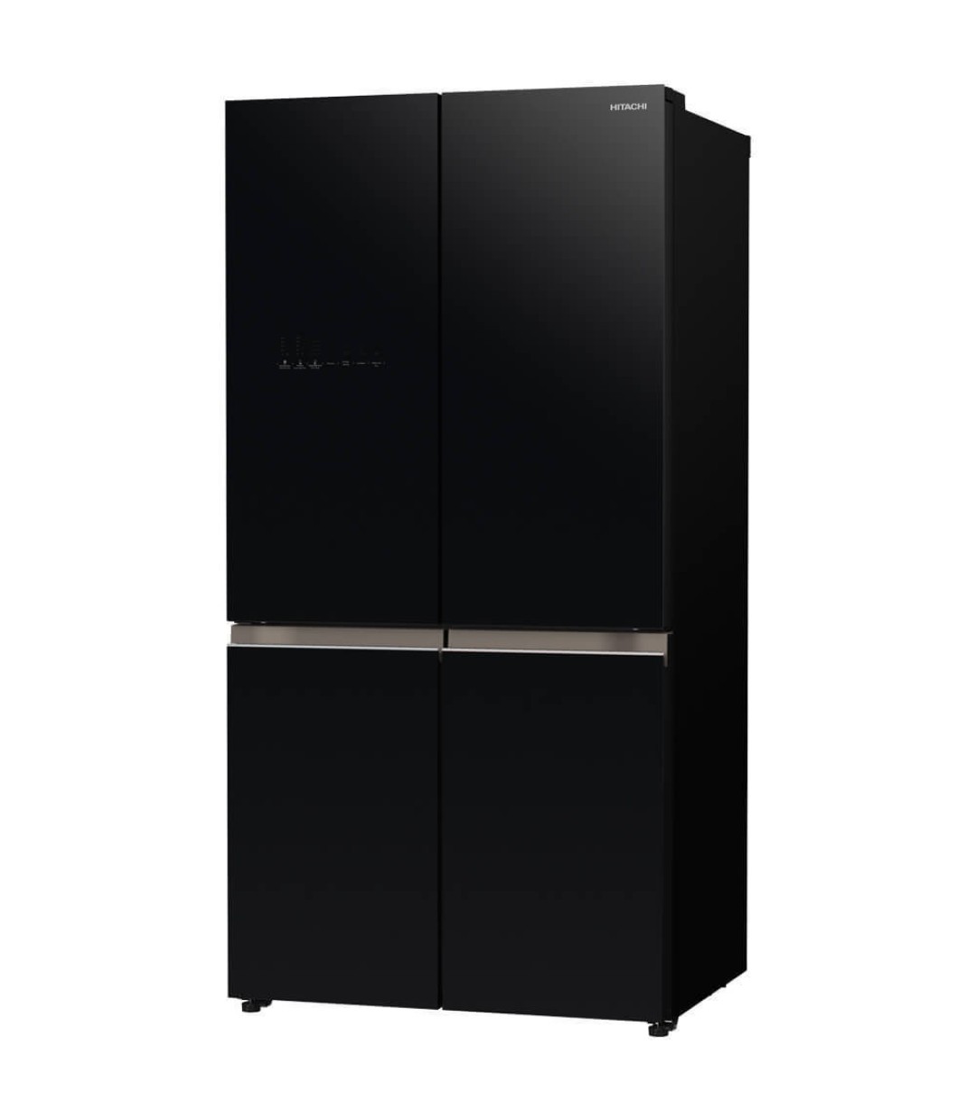 Hitachi R-WB640VRU0 Glass Black Ντουλάπα 569lt Total NoFrost 