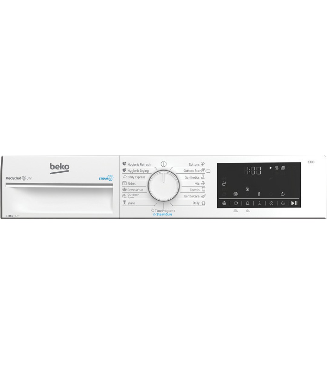 Beko B3T68230 Στεγνωτήριο 8kg A++ με Αντλία Θερμότητας Beko B3T68230 Στεγνωτήριο 8kg A++ με Αντλία Θερμότητας