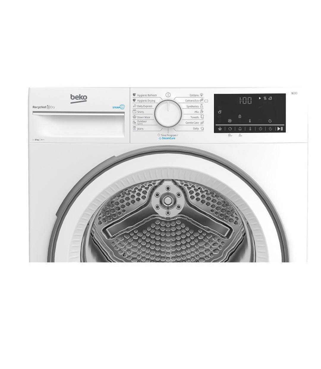 Beko B3T68230 Στεγνωτήριο 8kg A++ με Αντλία Θερμότητας Beko B3T68230 Στεγνωτήριο 8kg A++ με Αντλία Θερμότητας