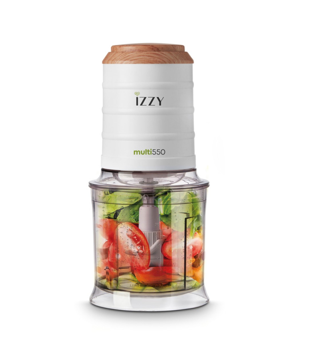 Izzy IZ-6906 Wood Πολυκόπτης Multi 550W με Δοχείο 700ml