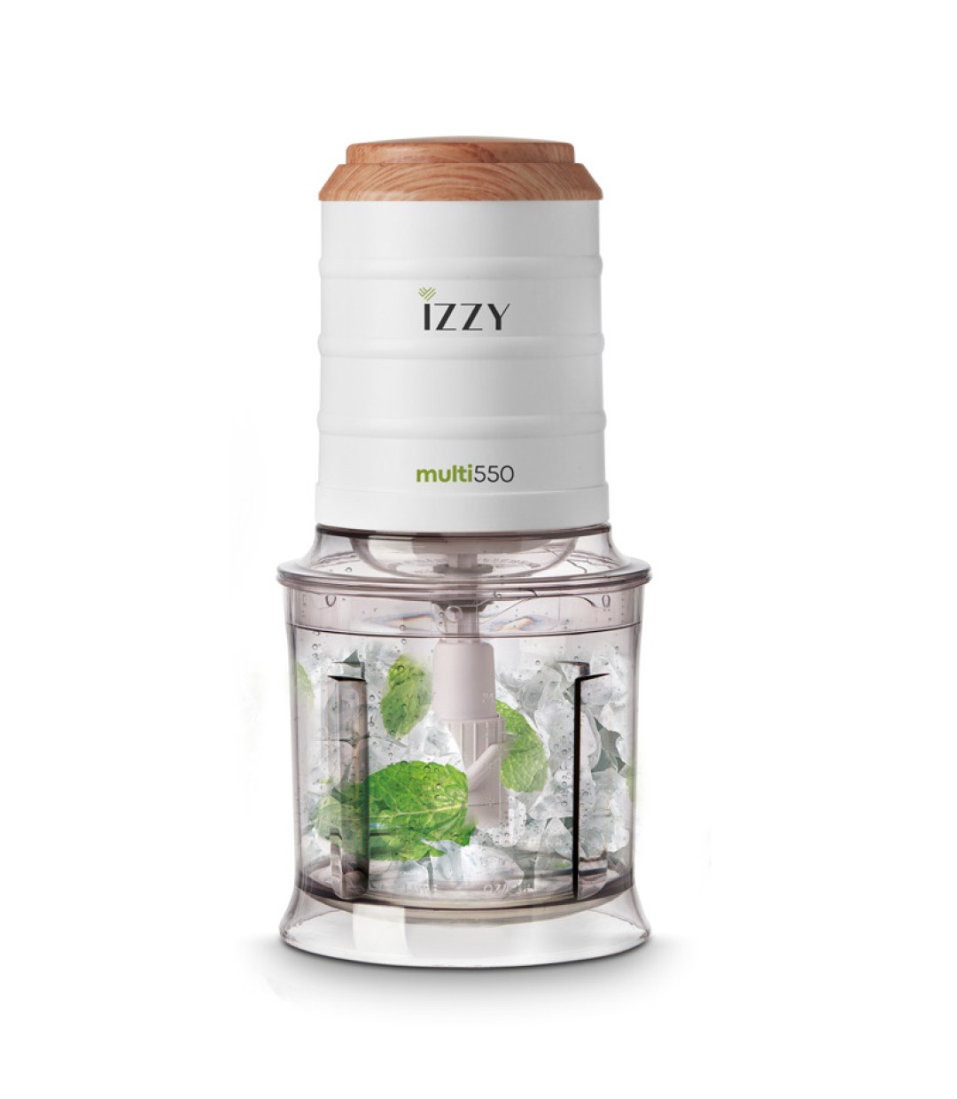 Izzy IZ-6906 Wood Πολυκόπτης Multi 550W με Δοχείο 700ml