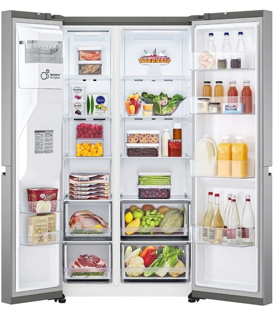 LG GSLV70PZTE.APZQEUR Ψυγείο Ντουλάπα 635lt Total NoFrost Inox