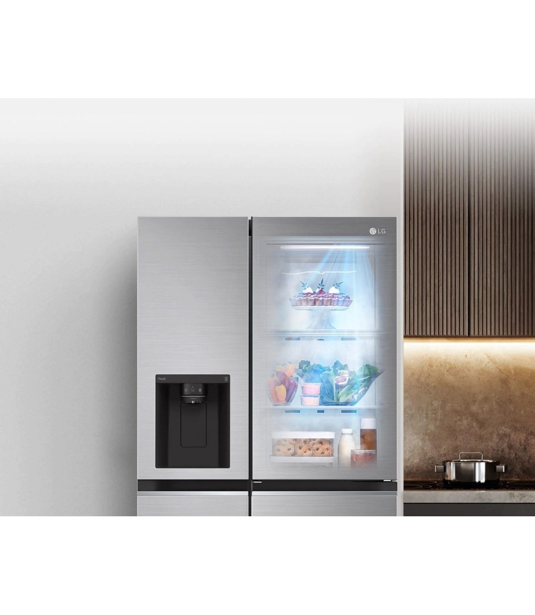 LG GSLV70PZTE.APZQEUR Ψυγείο Ντουλάπα 635lt Total NoFrost Inox