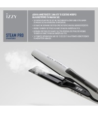 Izzy IZ-7106 224898 Πρέσα Μαλλιών με Ατμό και Κεραμικές Πλάκες
