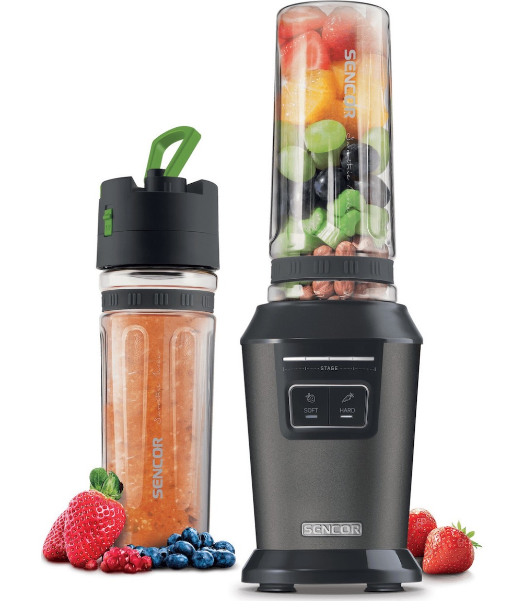 Sencor SBL 7178 BK Μπλέντερ για Smoothies 0.6lt 800W Μαύρο