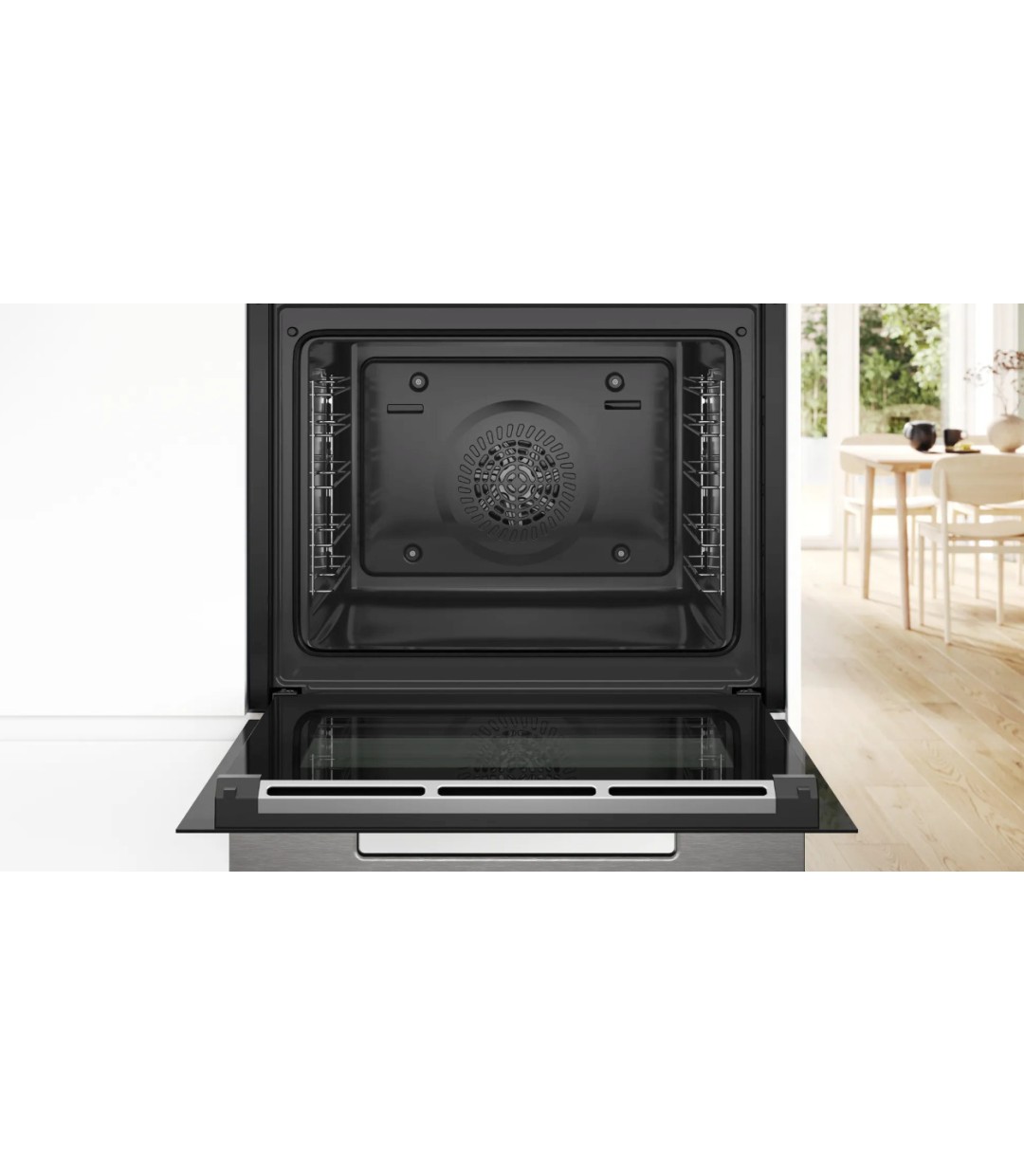 Bosch HBG 7241 B1Φούρνος άνω Πάγκου 71lt χωρίς Εστίες Μαύρος