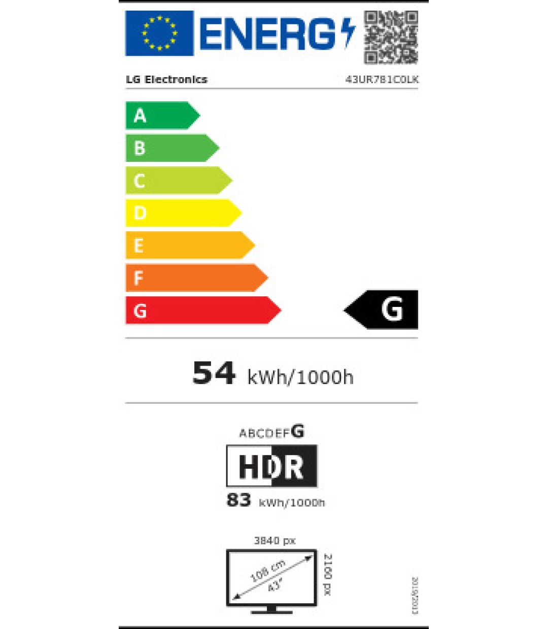 LG Smart Τηλεόραση 43" 4K UHD LED 43UR781C HDR (2023)