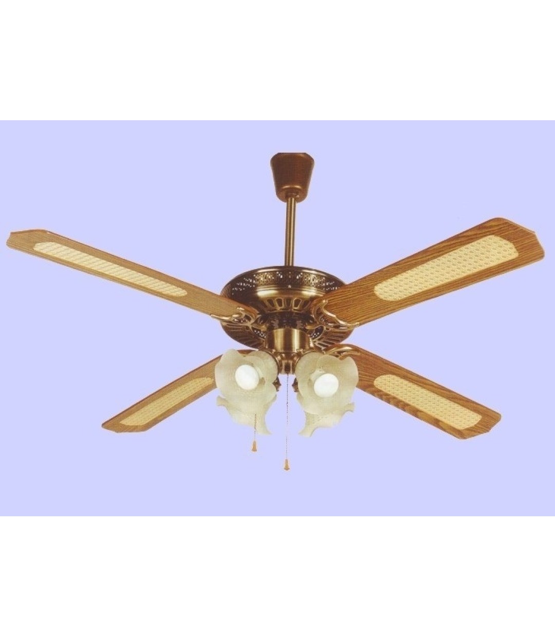 Primo PRCF-80279 Ανεμιστήρας Οροφής 130cm με Φως Καφέ