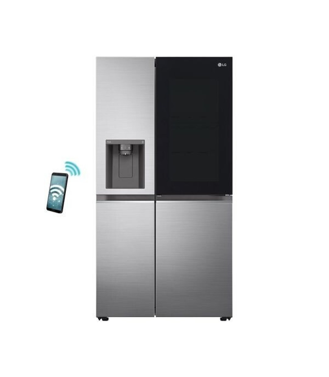 LG GSXV81PZLE Ψυγείο Ντουλάπα 635lt Total NoFrost Inox