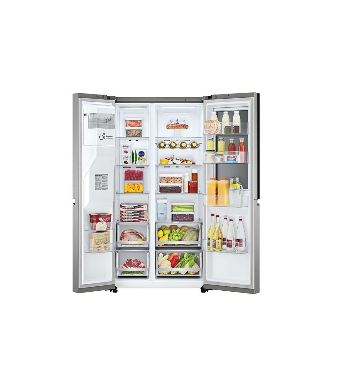 LG GSXV81PZLE Ψυγείο Ντουλάπα 635lt Total NoFrost Inox