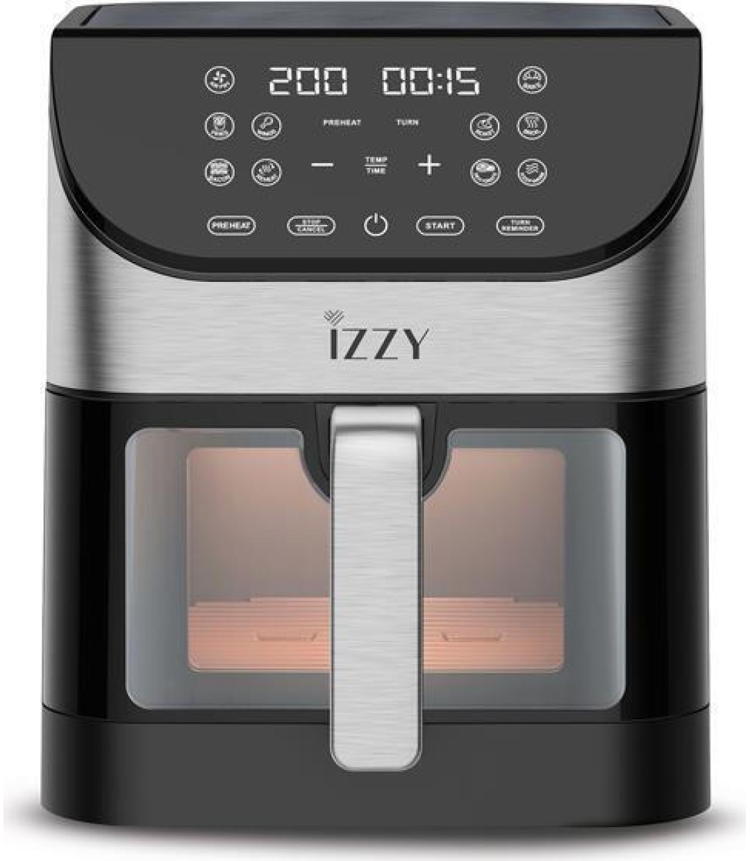 Izzy IZ-8217 Φριτέζα Αέρος 6lt Μαύρη