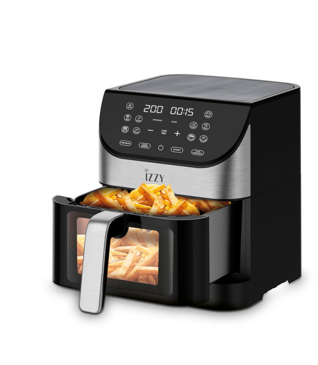 Izzy IZ-8217 Φριτέζα Αέρος 6lt Μαύρη