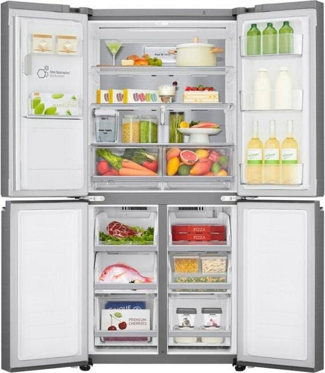 LG GML844PZAE Ψυγείο Ντουλάπα 506lt Total NoFrost Inox