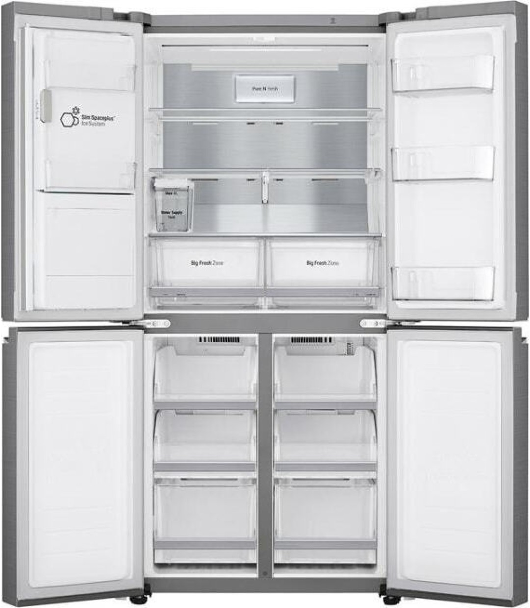 LG GML844PZAE Ψυγείο Ντουλάπα 506lt Total NoFrost Inox