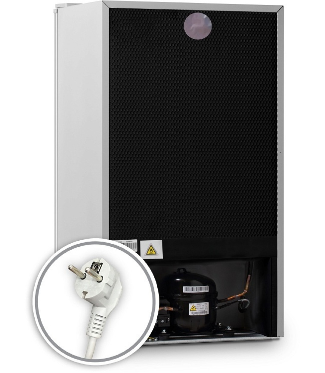 Inventor MP862S Μονόπορτο Ψυγείο 93lt Υ86xΠ47.2xΒ45εκ. Inox