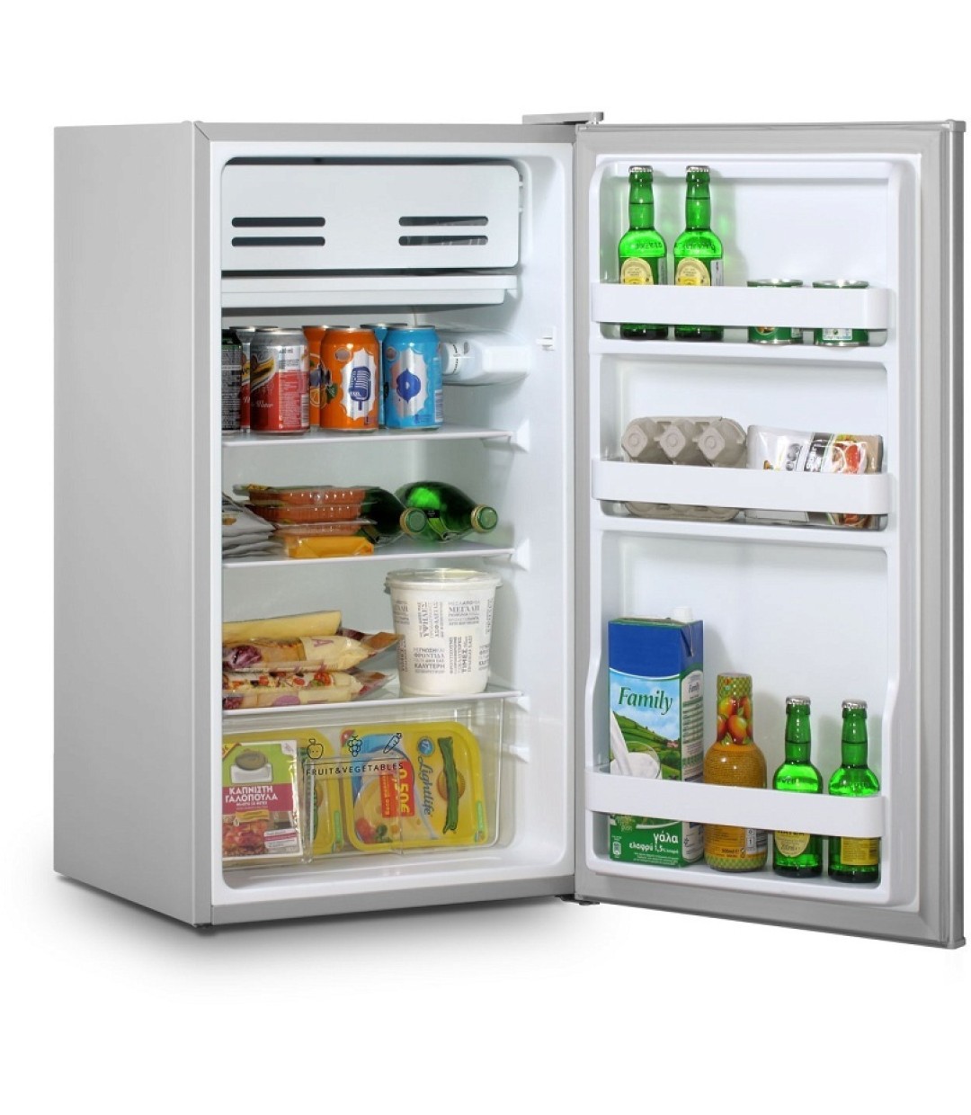 Inventor MP862S Μονόπορτο Ψυγείο 93lt Υ86xΠ47.2xΒ45εκ. Inox