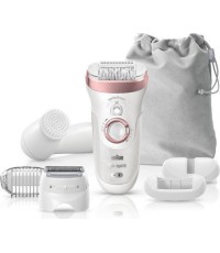 Braun Silk Epil 9 & Facial Brush Σετ Αποτρίχωσης Epilator για Πρόσωπο, Σώμα & Μπικίνι SES9/880