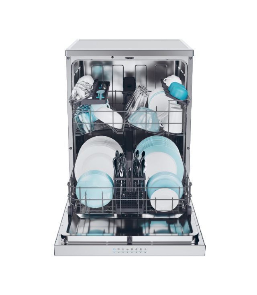 Candy CF 3C7F0X Ελεύθερο Πλυντήριο Πιάτων με Wi-Fi Inox