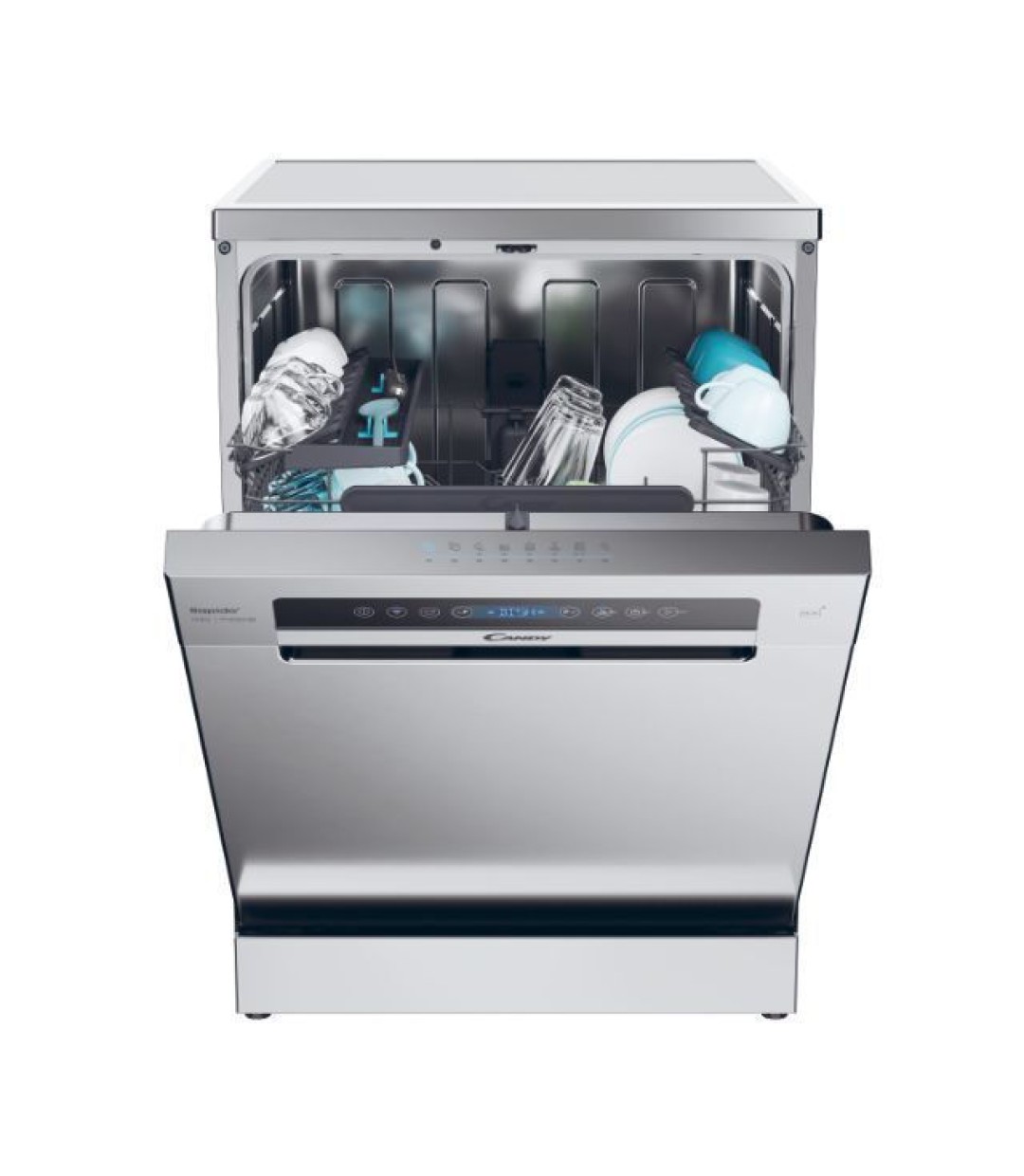 Candy CF 3C7F0X Ελεύθερο Πλυντήριο Πιάτων με Wi-Fi Inox