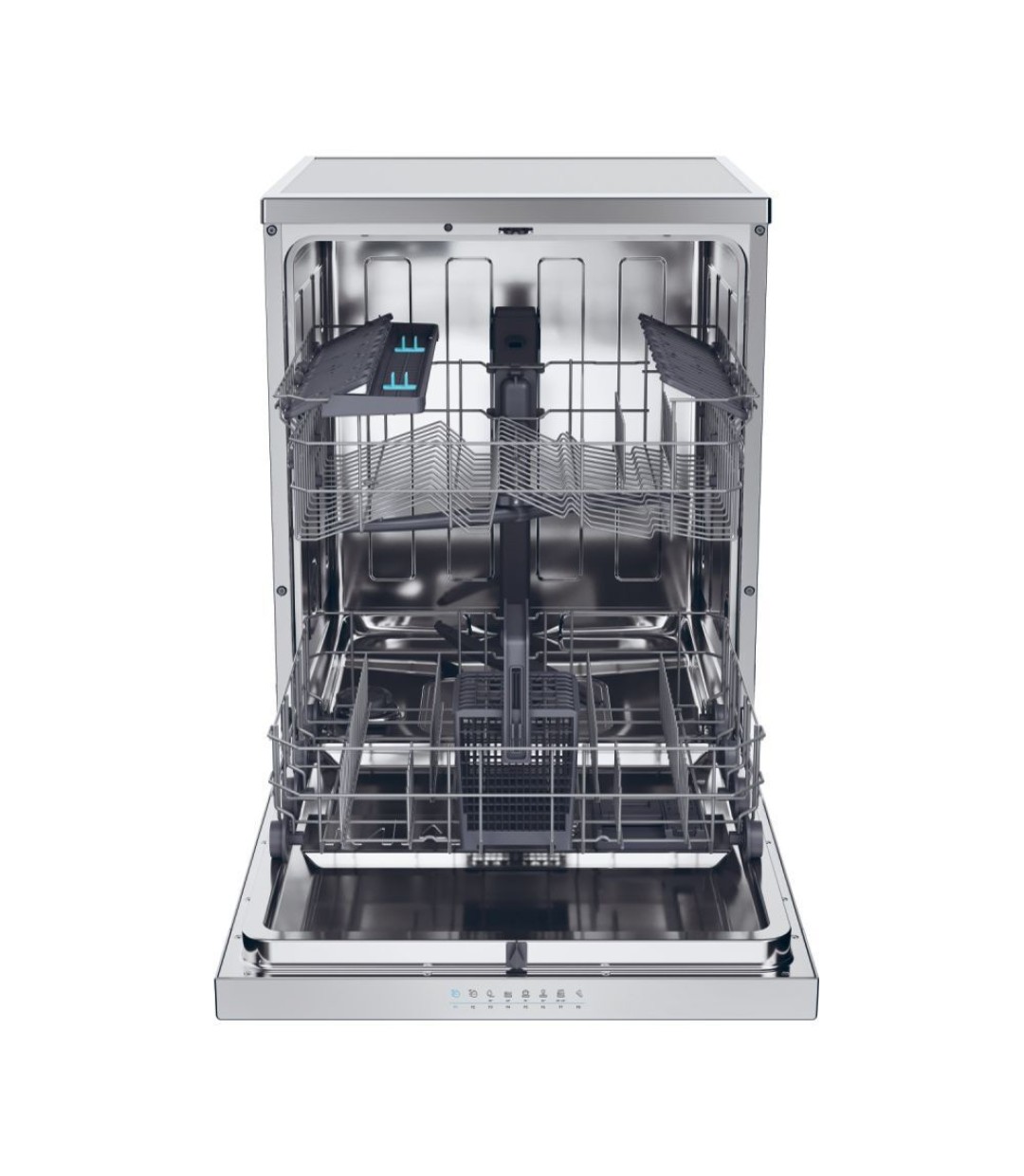 Candy CF 3C7F0X Ελεύθερο Πλυντήριο Πιάτων με Wi-Fi Inox