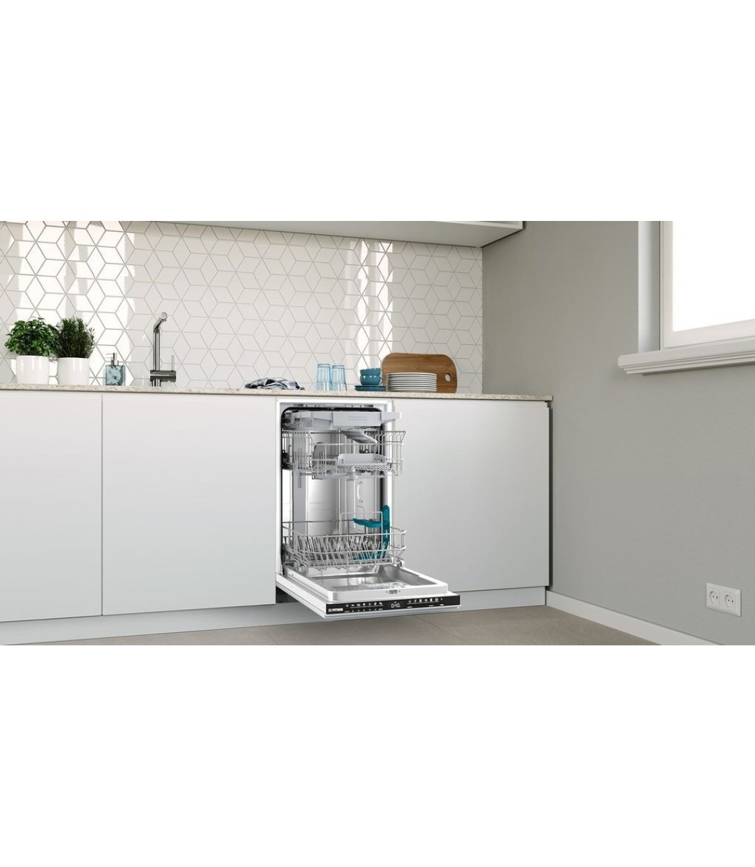 Pitsos DVS 61X01 Πλήρως Εντοιχιζόμενο Πλυντήριο Πιάτων 45cm.