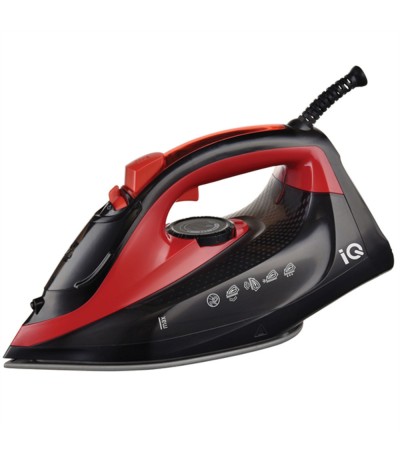 IQ EI-862 RED Σίδερο Ατμού 2400W με Κεραμική Πλάκα 25g/min