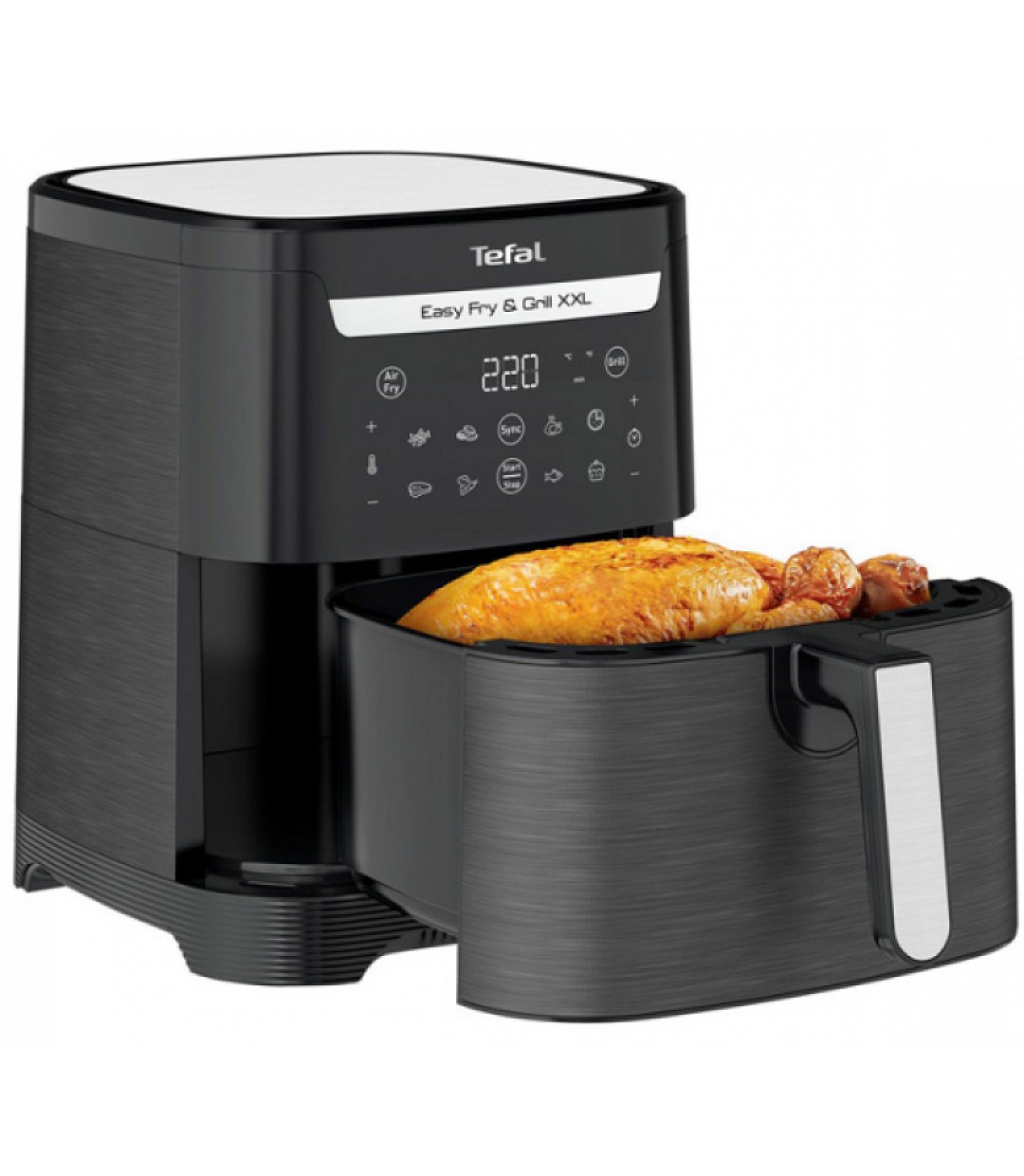 Tefal Easy Fry EY8018 Φριτέζα Αέρος με Αποσπώμενο Κάδο 6.5lt Μαύρη