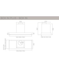 Elica Box In Plus 90 Μηχανισμός Απορρόφησης 90cm Inox