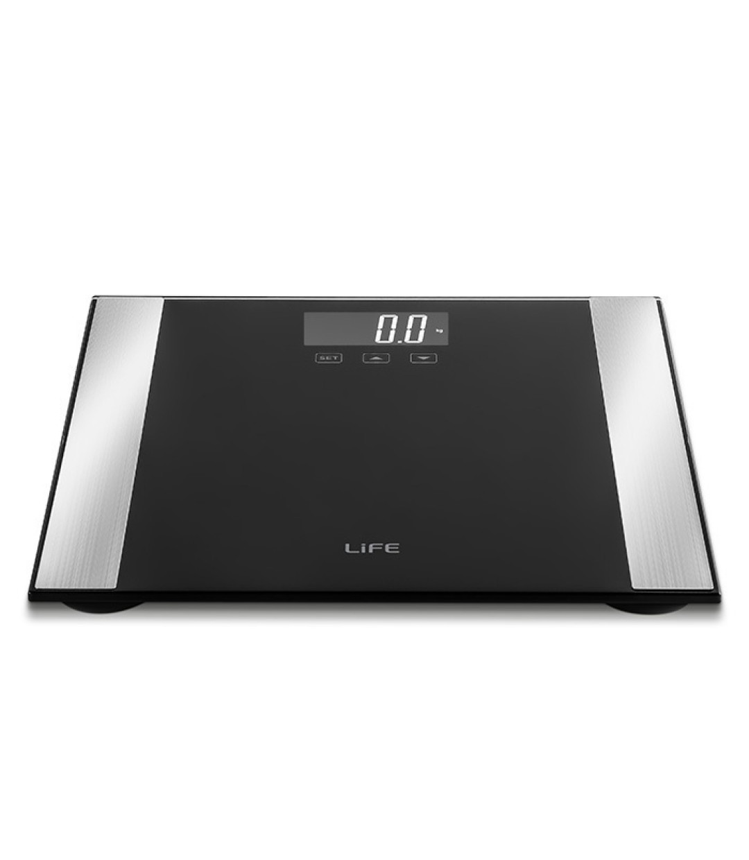 Life Cardio Ψηφιακή Ζυγαριά με Λιπομετρητή σε Μαύρο χρώμα