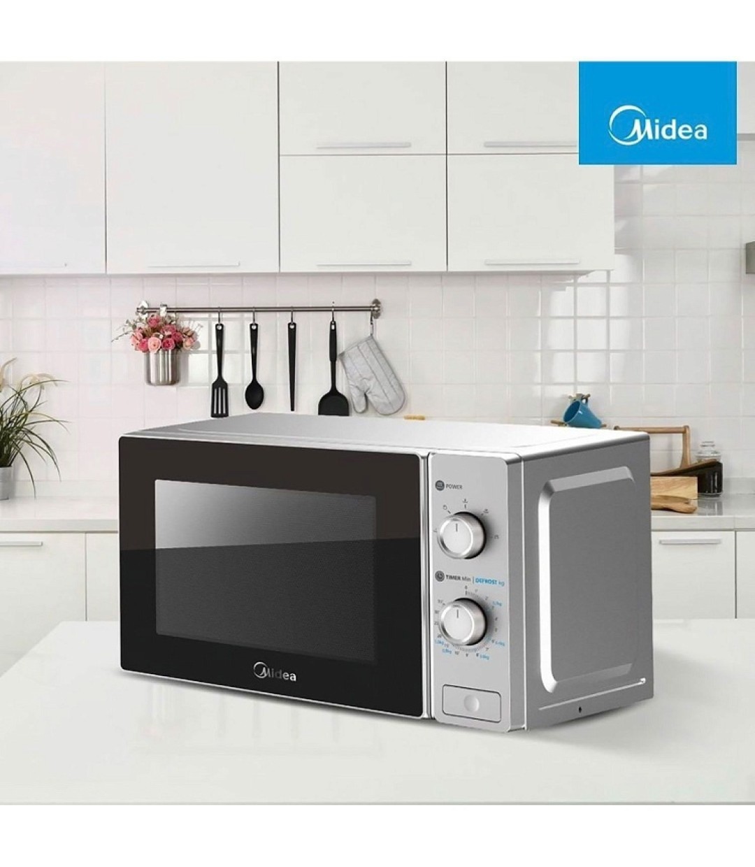 Midea MM720C2AT-SB Φούρνος Μικροκυμάτων 20lt Inox