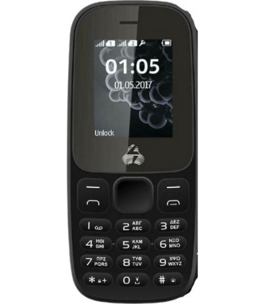 Powertech Milly Small II PTM-27 Dual SIM Κινητό με Κουμπιά Black
