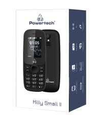 Powertech Milly Small II PTM-27 Dual SIM Κινητό με Κουμπιά Black