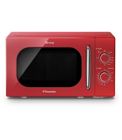 Inventor MWOR-20LR Φούρνος Μικροκυμάτων με Grill 20lt Κόκκινος
