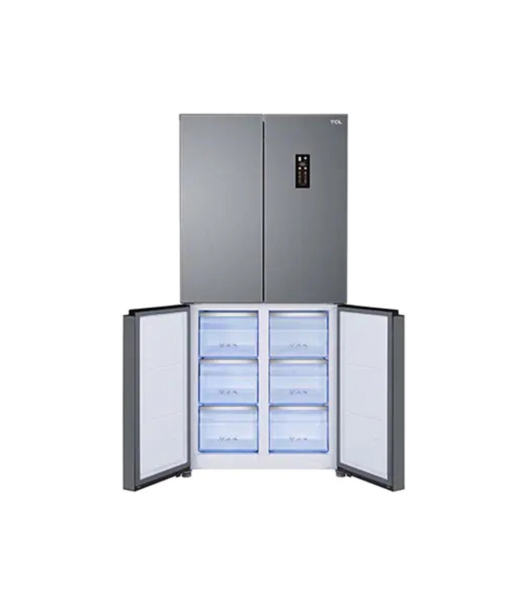 TCL RP470CXE0 Ψυγείο Ντουλάπα 470lt NoFrost Inox 