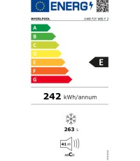 Whirlpool UW8 F2Y WBI F 2 Όρθιος Καταψύκτης 263lt NoFrost