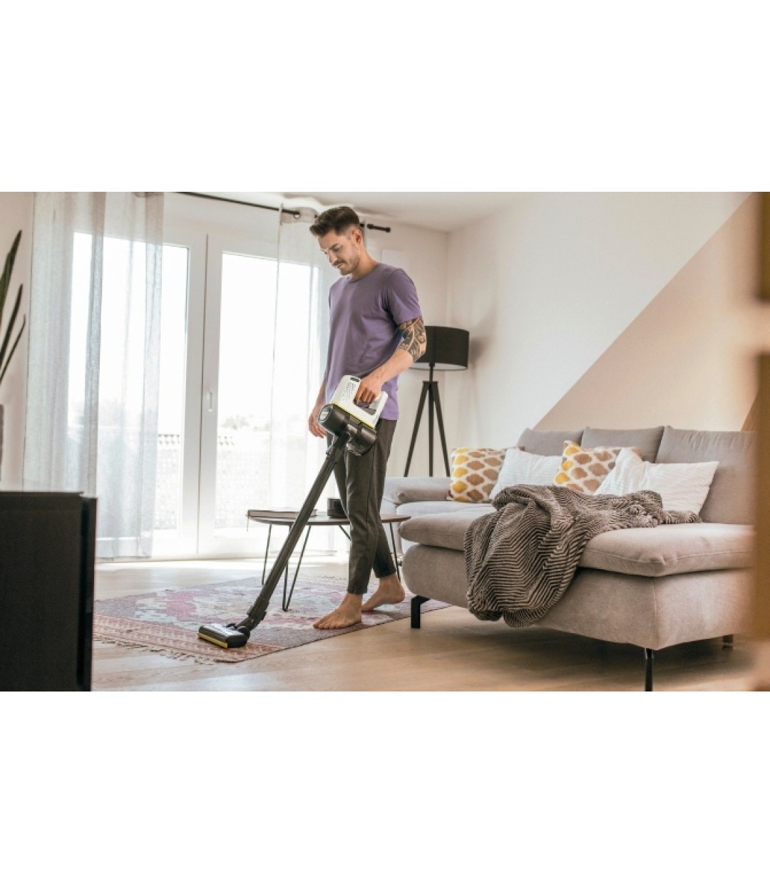 Karcher Vc 4 Cordless Myhome Επαν/μενη Σκούπα Stick 21.6V 