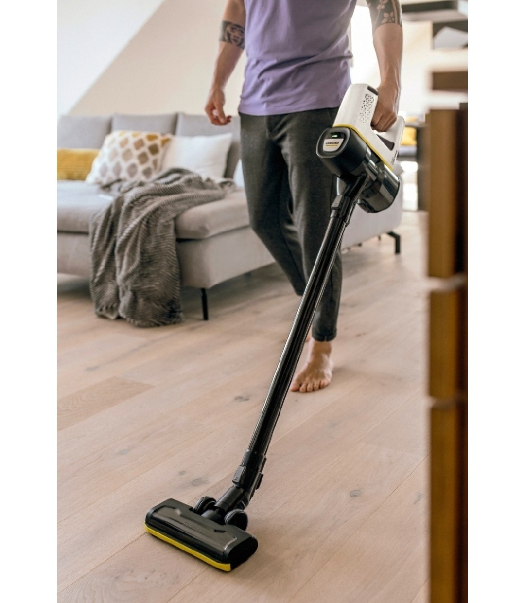 Karcher Vc 4 Cordless Myhome Επαν/μενη Σκούπα Stick 21.6V 