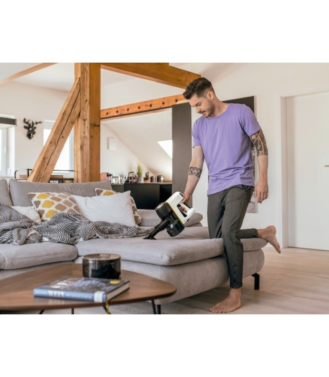 Karcher Vc 4 Cordless Myhome Επαν/μενη Σκούπα Stick 21.6V 