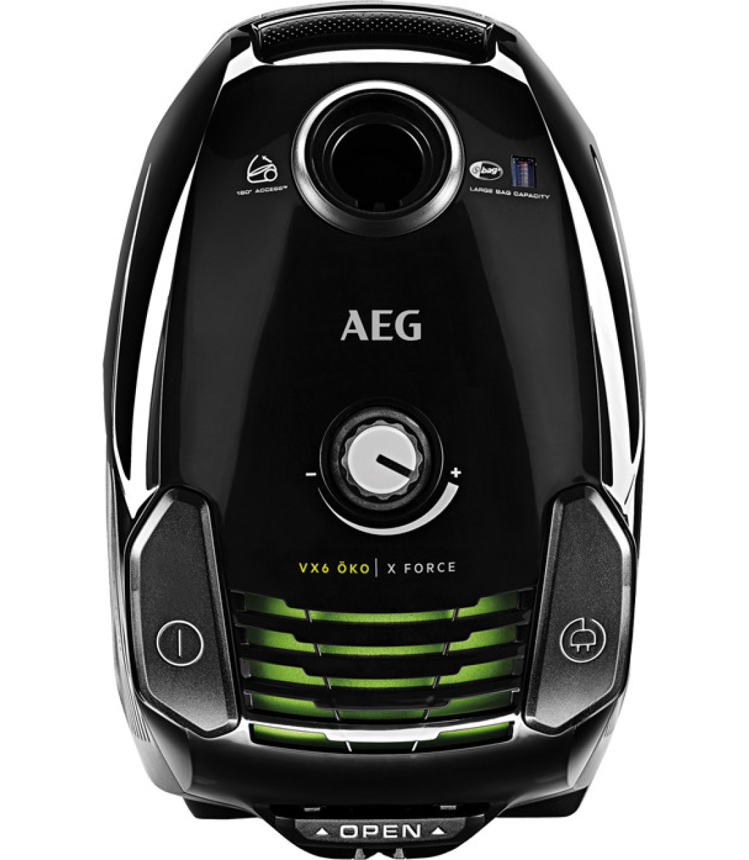 AEG VX6-2-OKO Ηλεκτρική Σκούπα 800W με Σακούλα 3.5lt Μαύρη