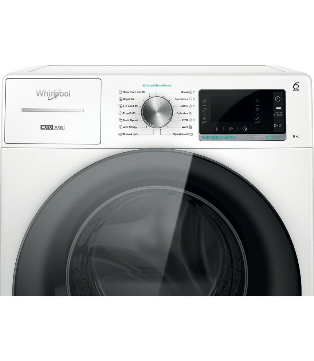 Whirlpool W8 W946WB EE Πλυντήριο Ρούχων 9kg  Whirlpool W8 W946WB EE Πλυντήριο Ρούχων 9kg