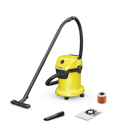 Karcher WD3 V-17/4/20 Σκούπα Υγρών/Στερεών 1000W με Κάδο 17lt  