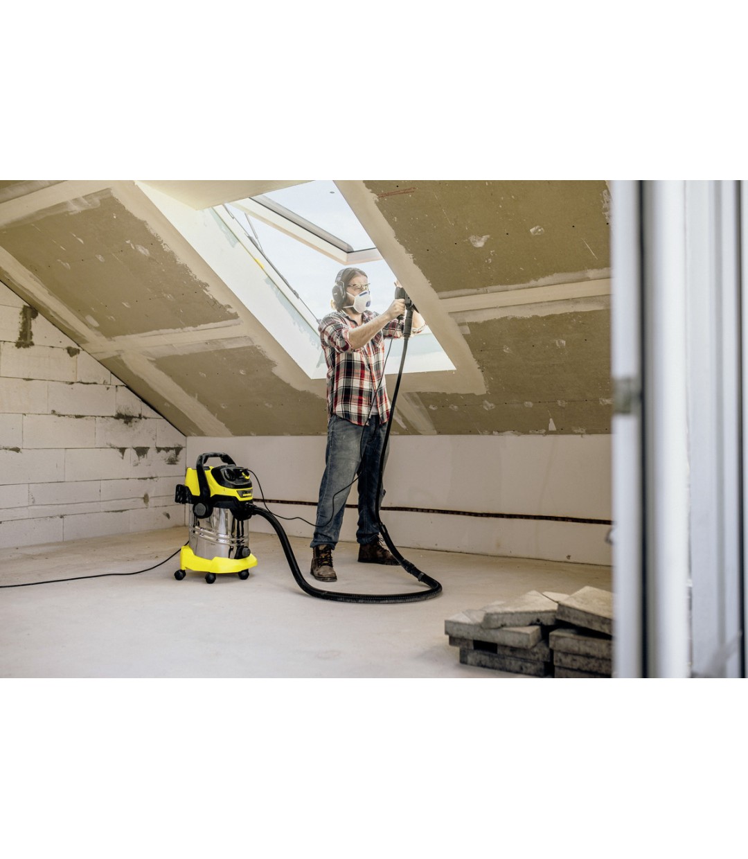Karcher WD 6 P S V Σκούπα Υγρών / Στερεών 1300W με Κάδο 30lt