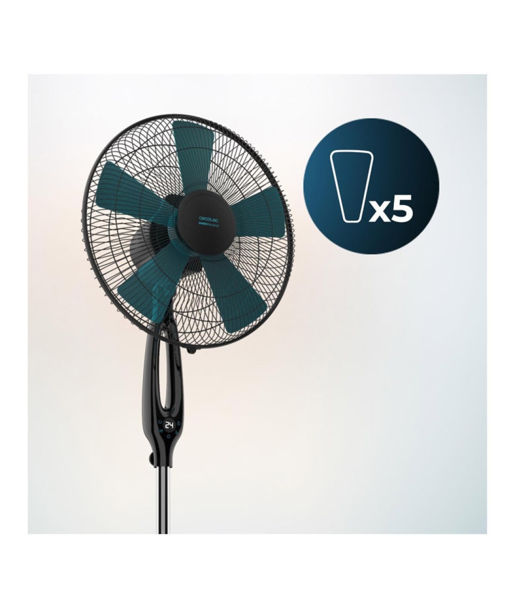 Ανεμιστήρας Ορθοστάτης με Τηλεχειριστήριο 45 W EnergySilence 560 Max Smart Cecotec CEC-08213 Ανεμιστήρας Ορθοστάτης με Τηλεχειριστήριο 45 W EnergySilence 560 Max Smart Cecotec CEC-08213