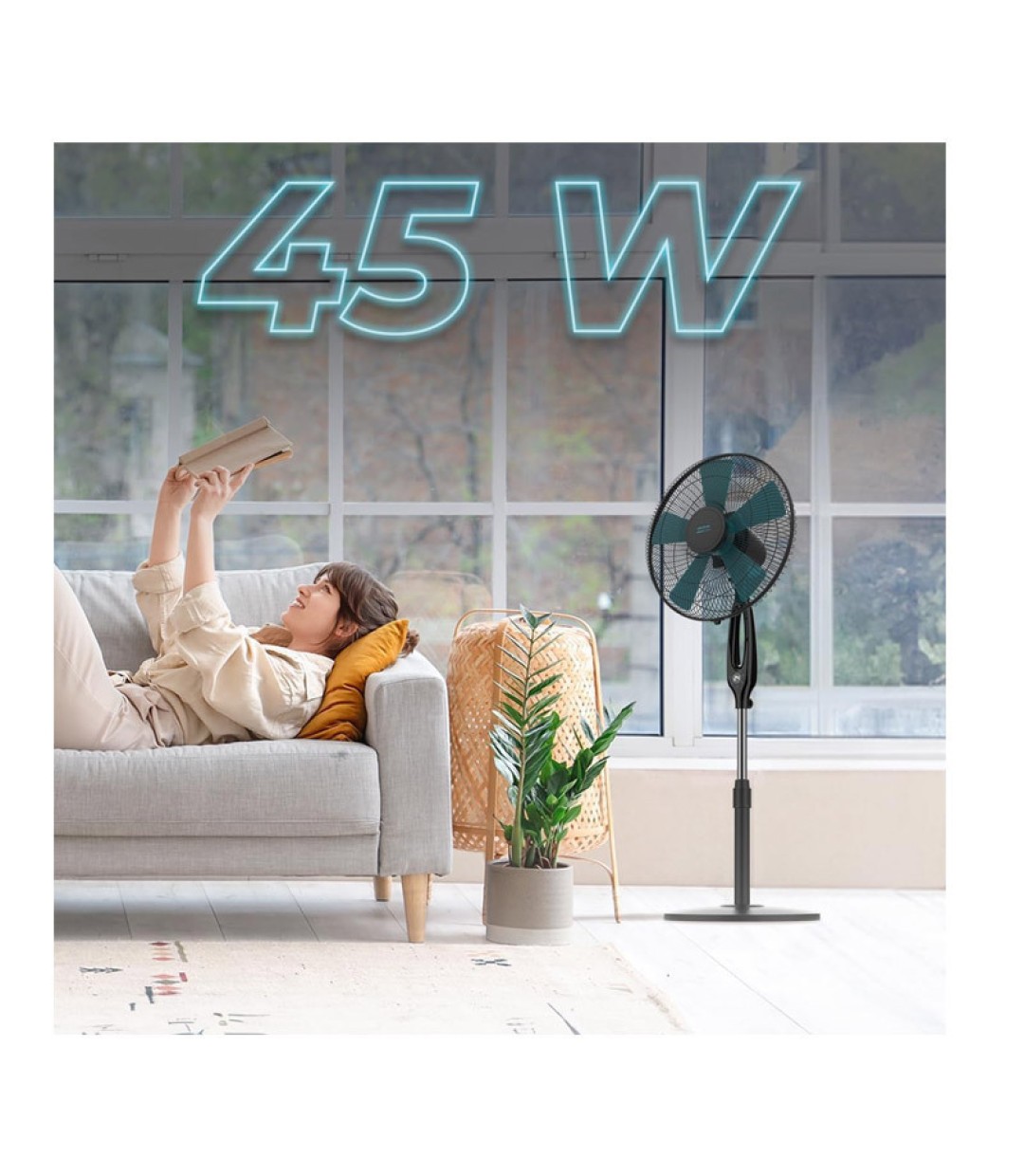 Ανεμιστήρας Ορθοστάτης με Τηλεχειριστήριο 45 W EnergySilence 560 Max Smart Cecotec CEC-08213 Ανεμιστήρας Ορθοστάτης με Τηλεχειριστήριο 45 W EnergySilence 560 Max Smart Cecotec CEC-08213
