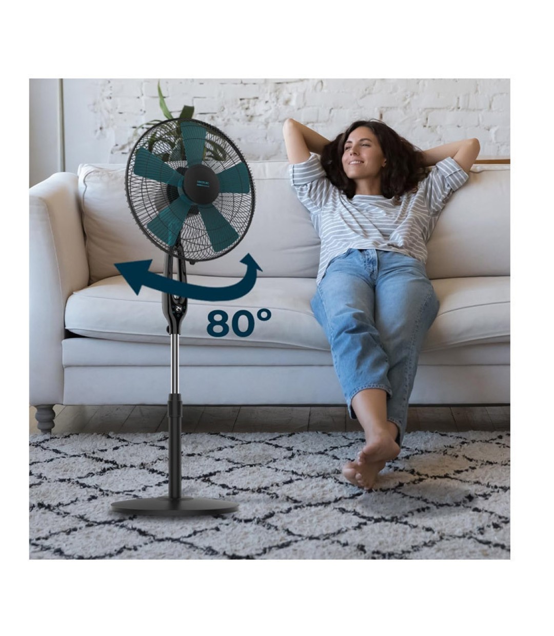 Ανεμιστήρας Ορθοστάτης με Τηλεχειριστήριο 45 W EnergySilence 560 Max Smart Cecotec CEC-08213 Ανεμιστήρας Ορθοστάτης με Τηλεχειριστήριο 45 W EnergySilence 560 Max Smart Cecotec CEC-08213