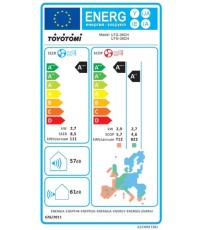 Toyotomi Umi UTN/UTG-09CH Κλιματιστικό Inverter 9000 BTU A+++/A++ με Ιονιστή και WiFi