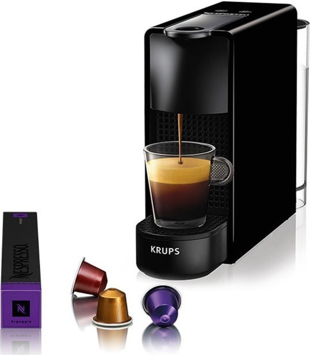 ΚΑΦΕΤΙΕΡΑ ΕΣΠΡΕΣΣΟ KRUPS XN1108V ESSENZA MINI NESPRESSO BLACK 